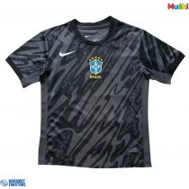 Brazil Golmanski Gostujuci Dres Copa America 2024 Kratak Rukav
